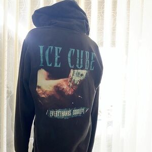 Black ice cube hoodie